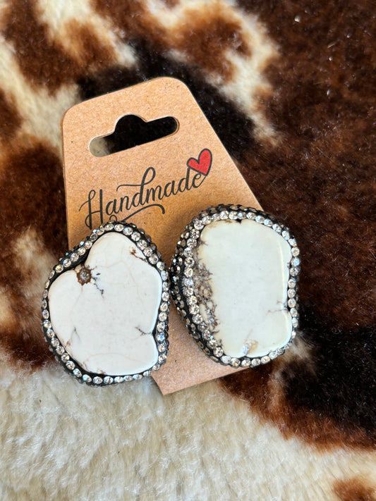 White Buffalo Reba Earrings