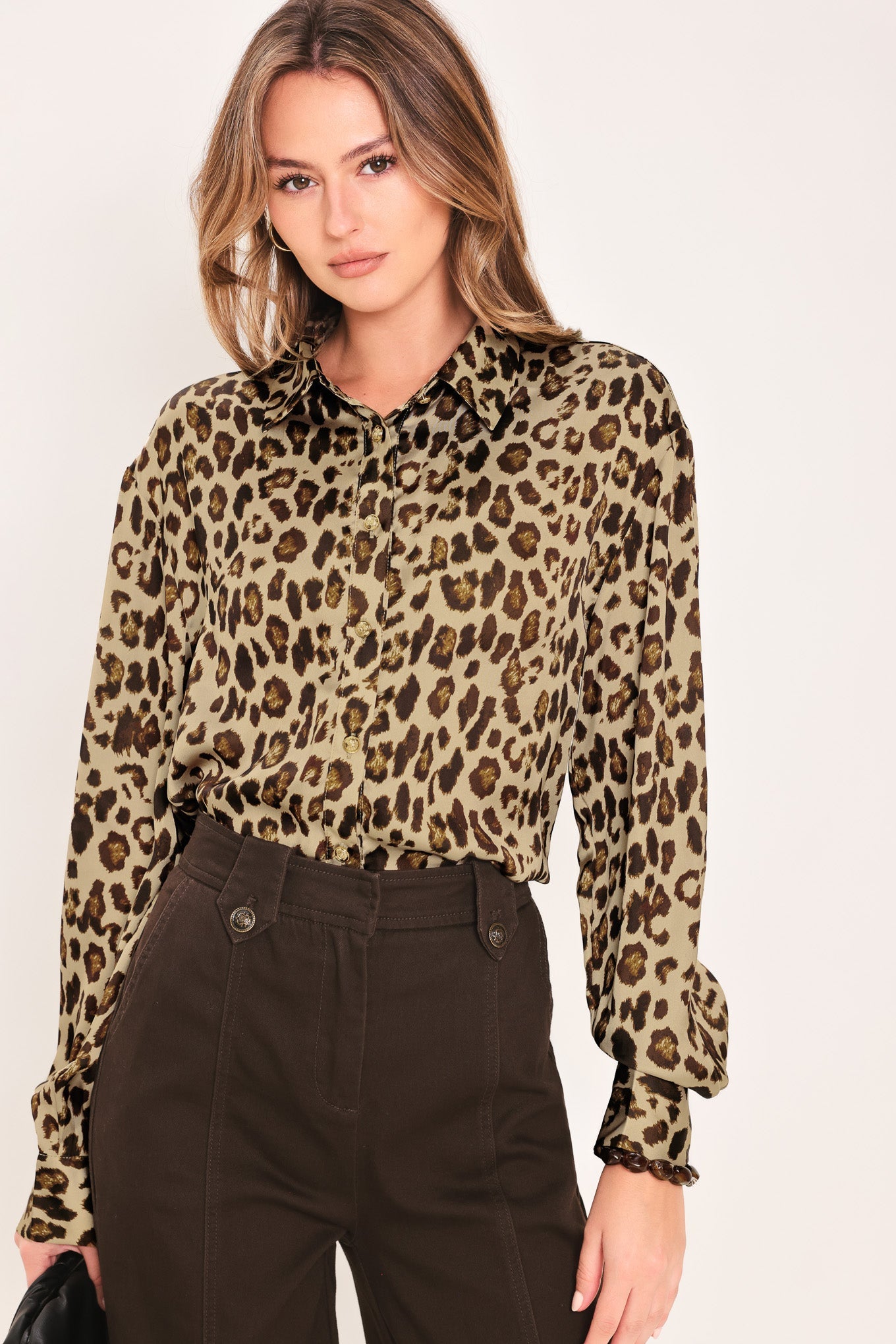 JUNGLE GLAM WOVEN TOP
