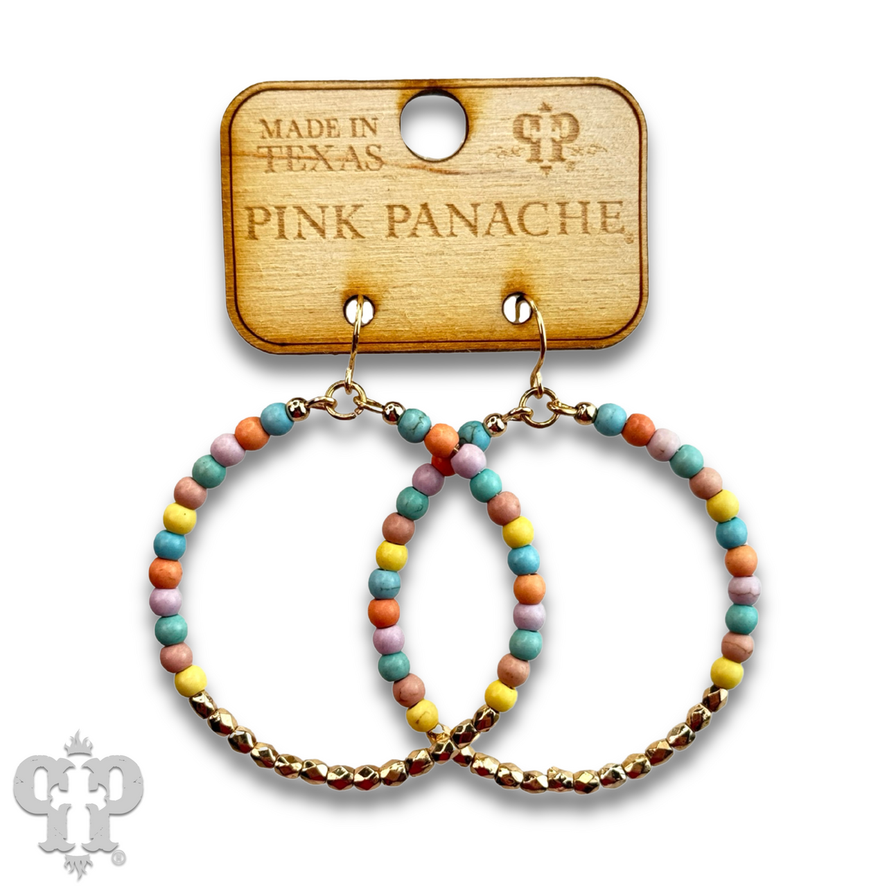 Round bead circle with Austrian crystal