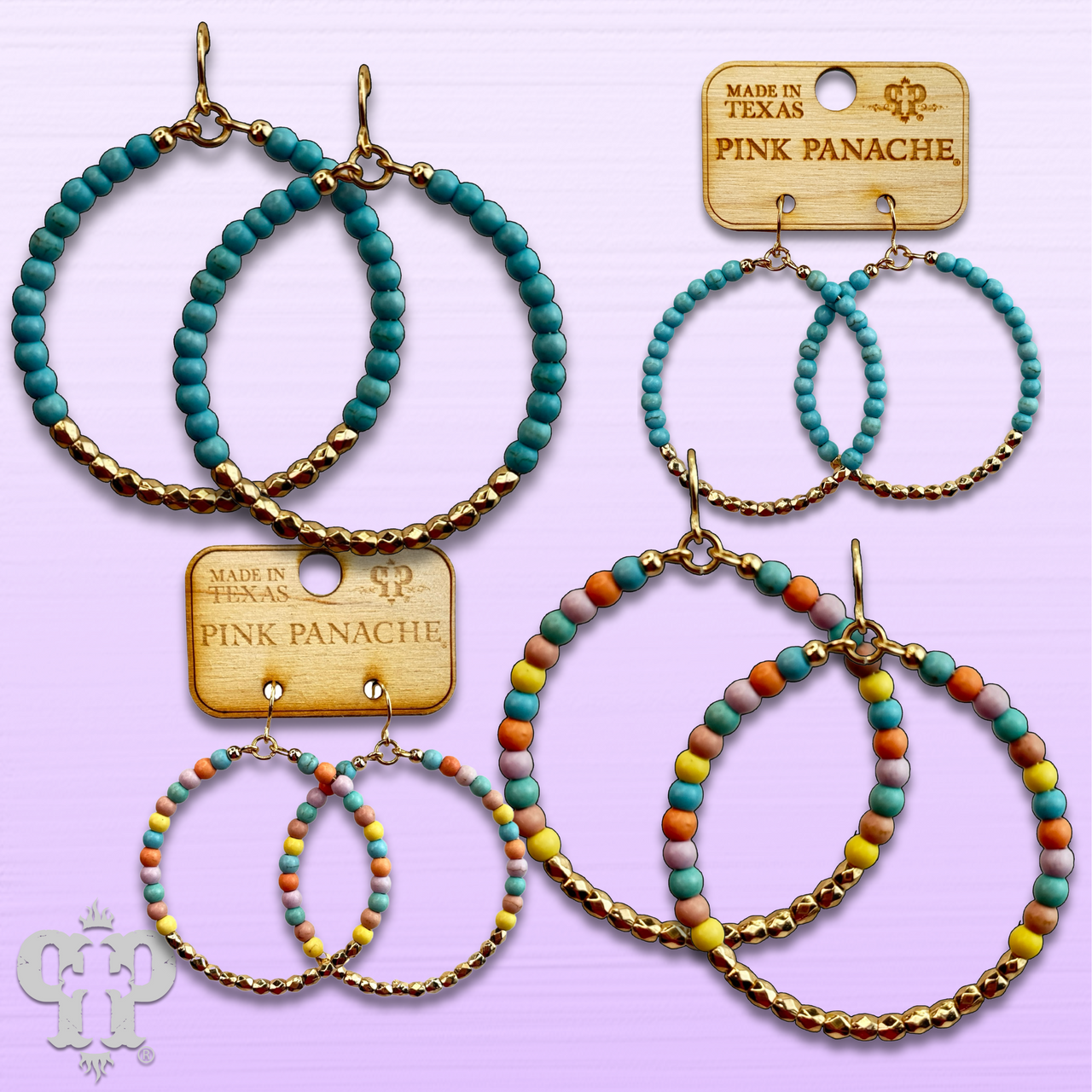 Round bead circle with Austrian crystal