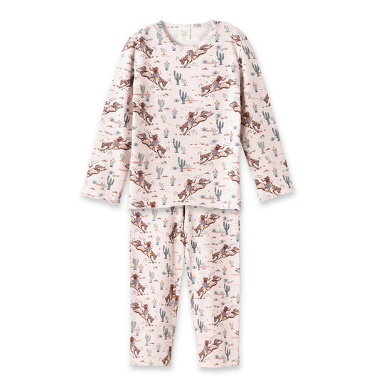 Prairie Princess Girl's Western Bamboo Pajama Set