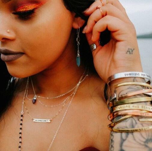 NOT TODAY SATAN Cuff Bracelet