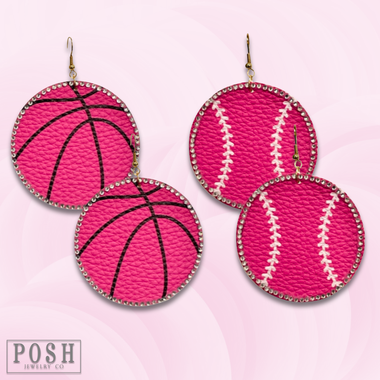 Game-day ball earring