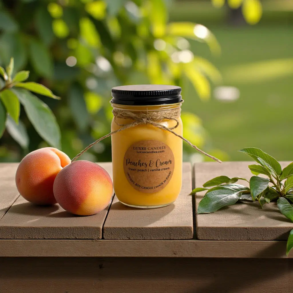 Peaches & Cream | Organic Soy Candle