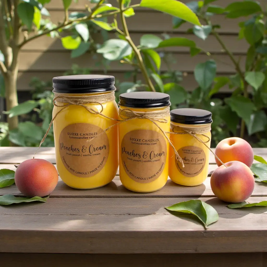 Peaches & Cream | Organic Soy Candle