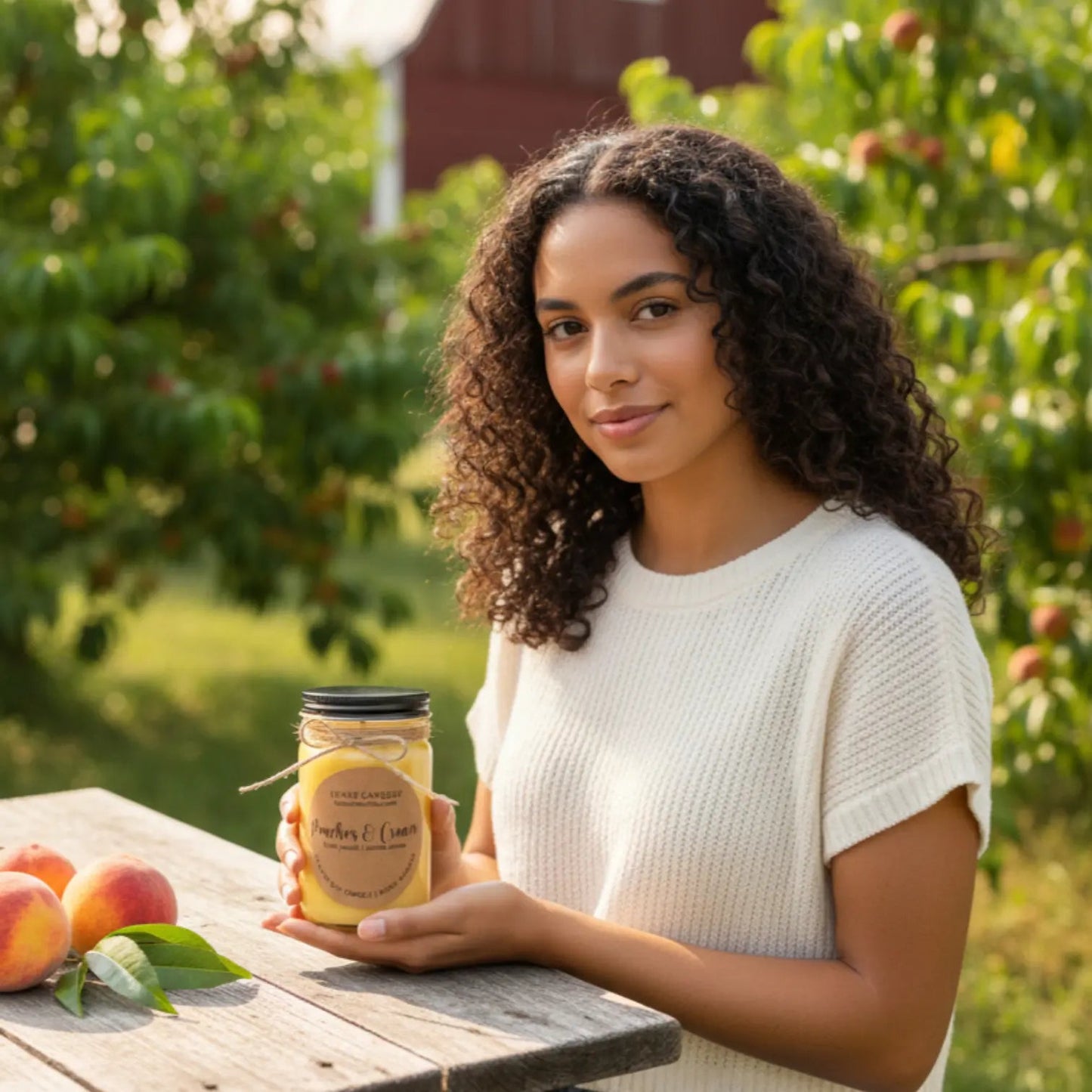 Peaches & Cream | Organic Soy Candle