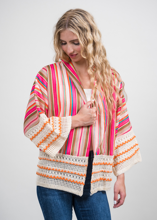 Trisha Crochet Detail Jacket