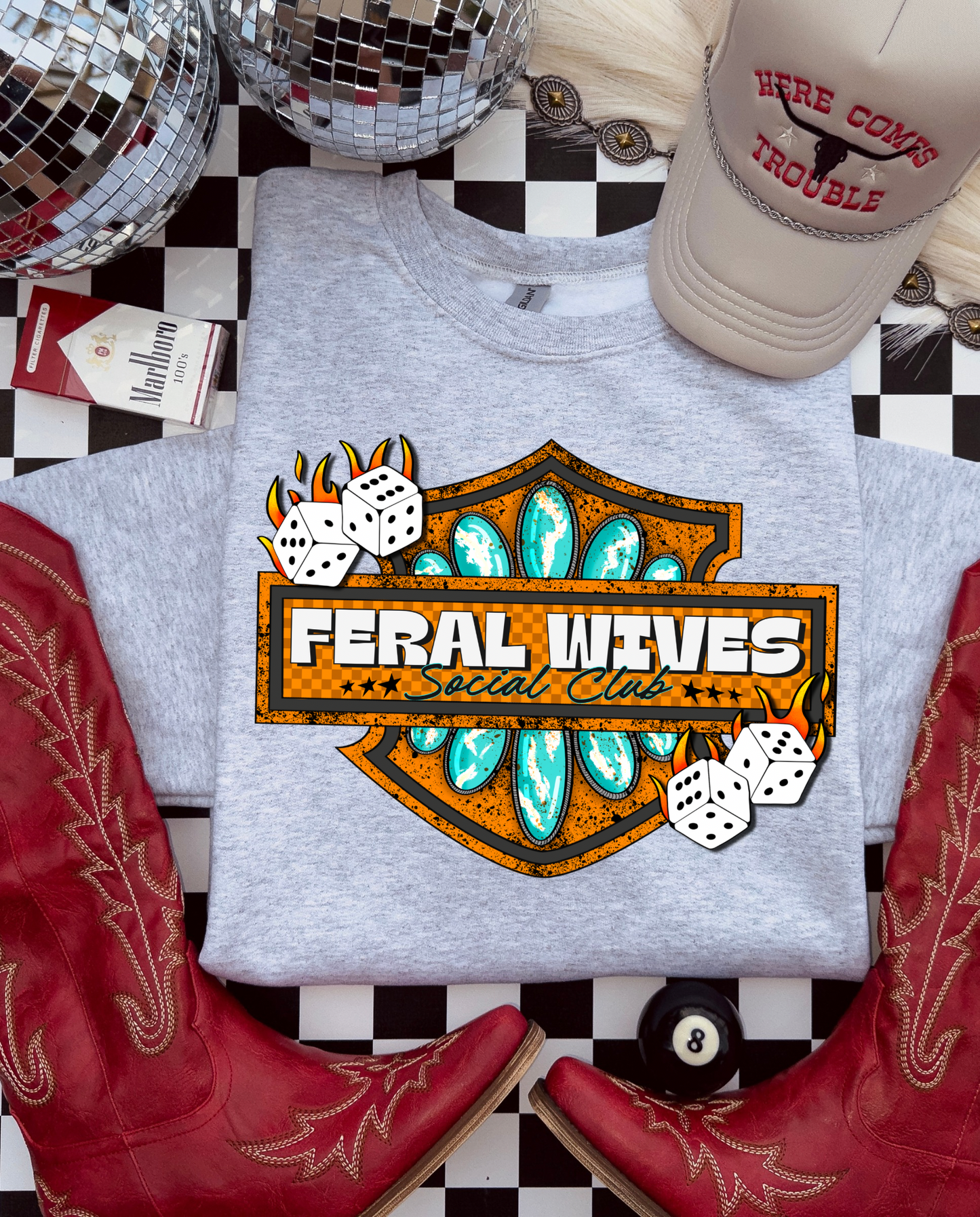 Feral Wives Social Club Crewneck