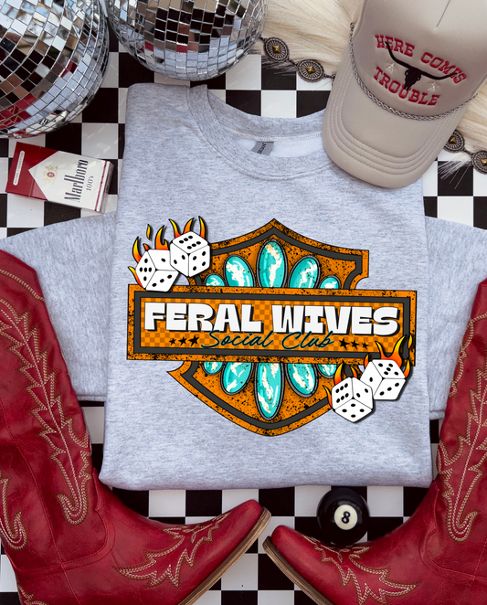 Feral Wives Social Club Crewneck