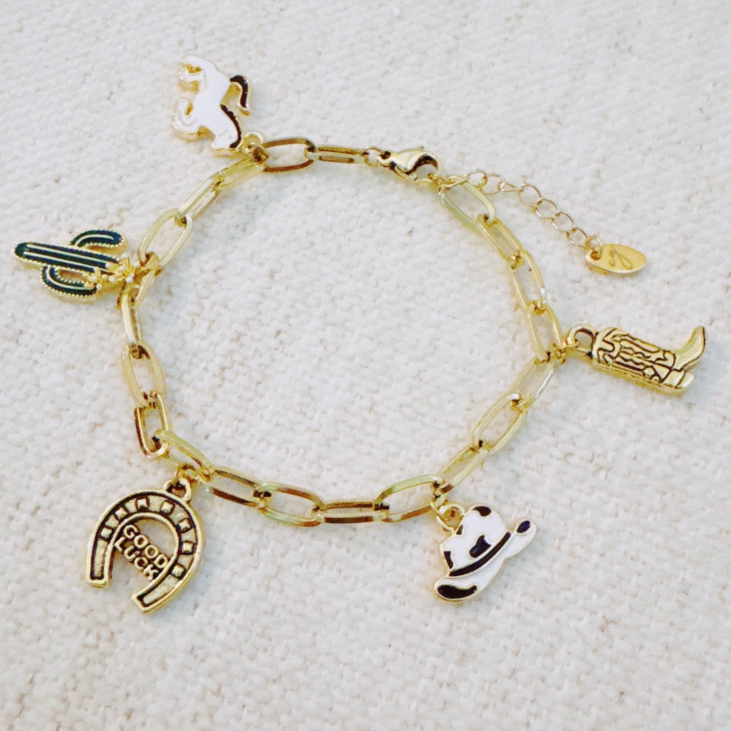 Yeehaw Rodeo Charm Bracelet – Western Icons