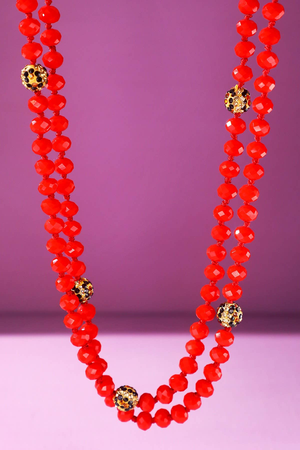 Stunning Beaded Necklace: TQ-TURQUOISE / OS