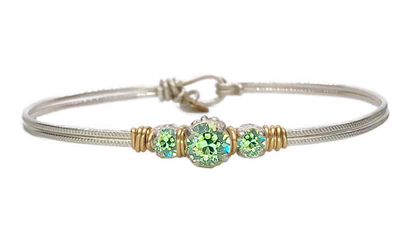 Birthstone Triple Setting Bracelet