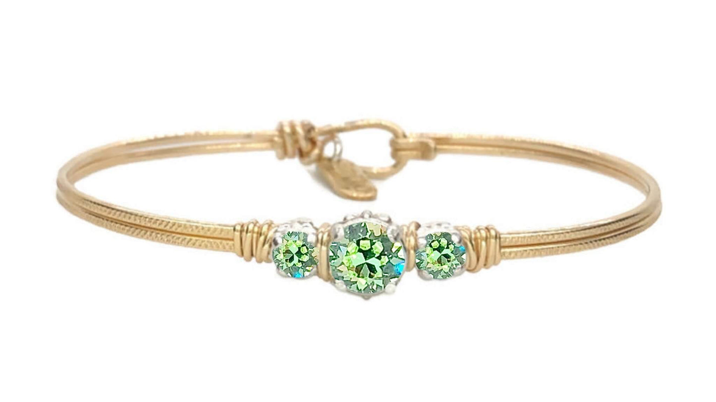 Birthstone Triple Setting Bracelet