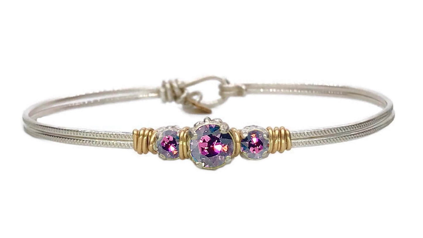 Birthstone Triple Setting Bracelet