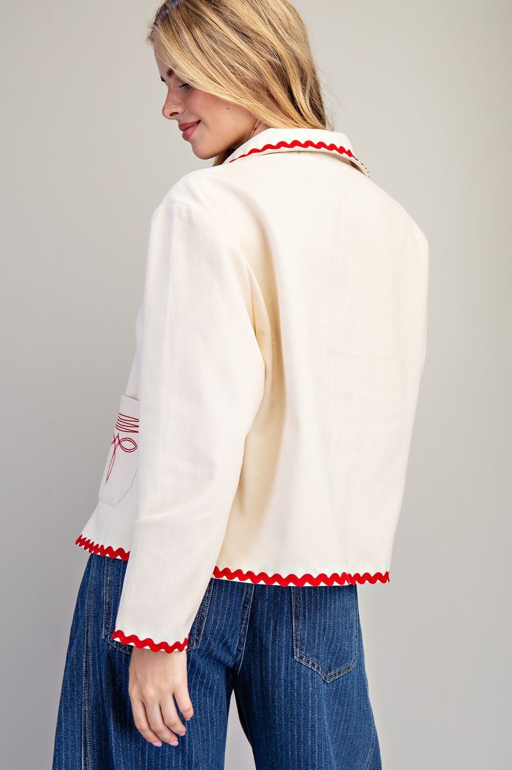 Boot Stitch Embroidered Jacket