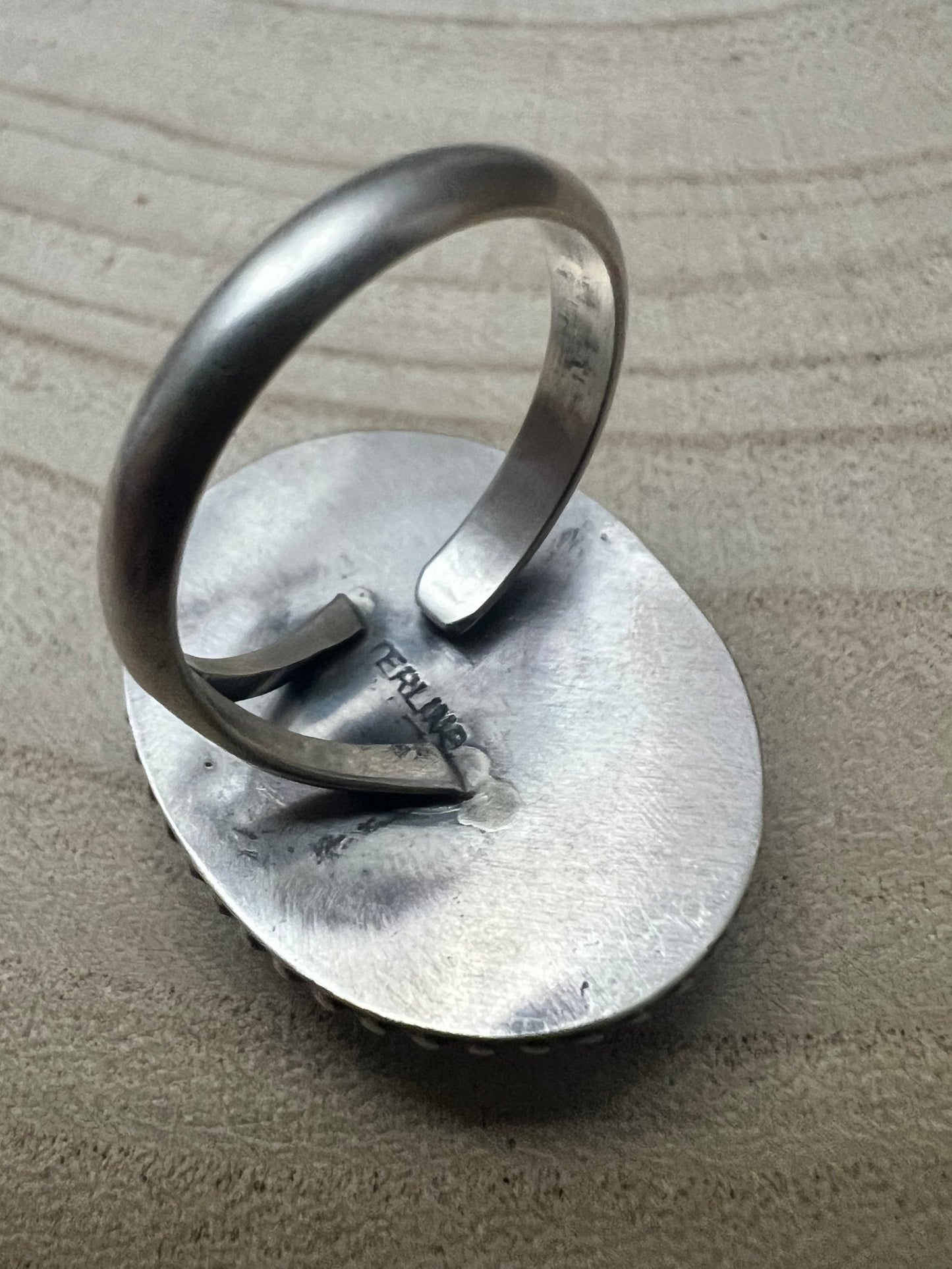 Cotton Candy Adjustable Ring by Navajo Artist Scott Skeets