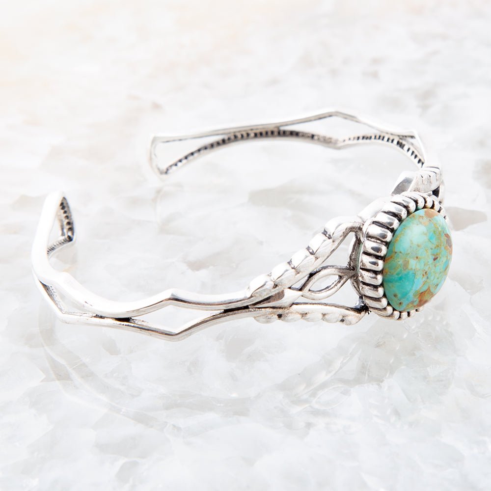 Dainty Turquoise Cuff Bracelet