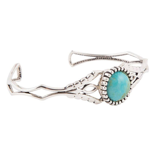 Dainty Turquoise Cuff Bracelet