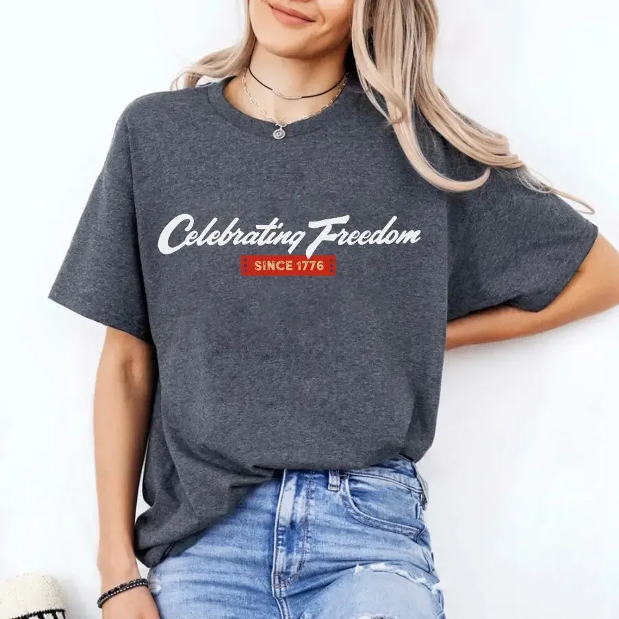 4th of July T-Shirt – Celebrating Freedom Since 1776 Patriotic Tee