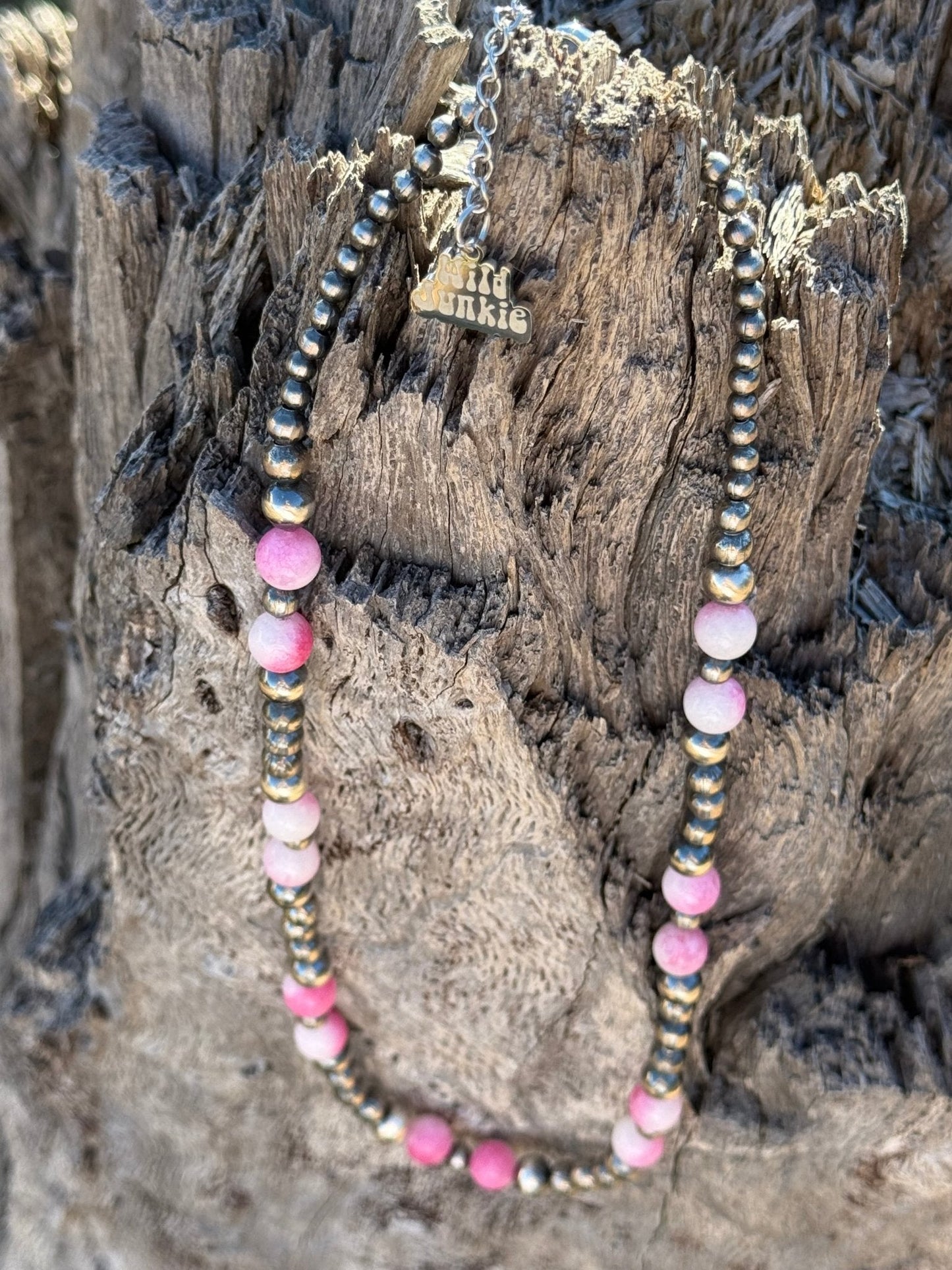 Desert Rose Beaded Necklace