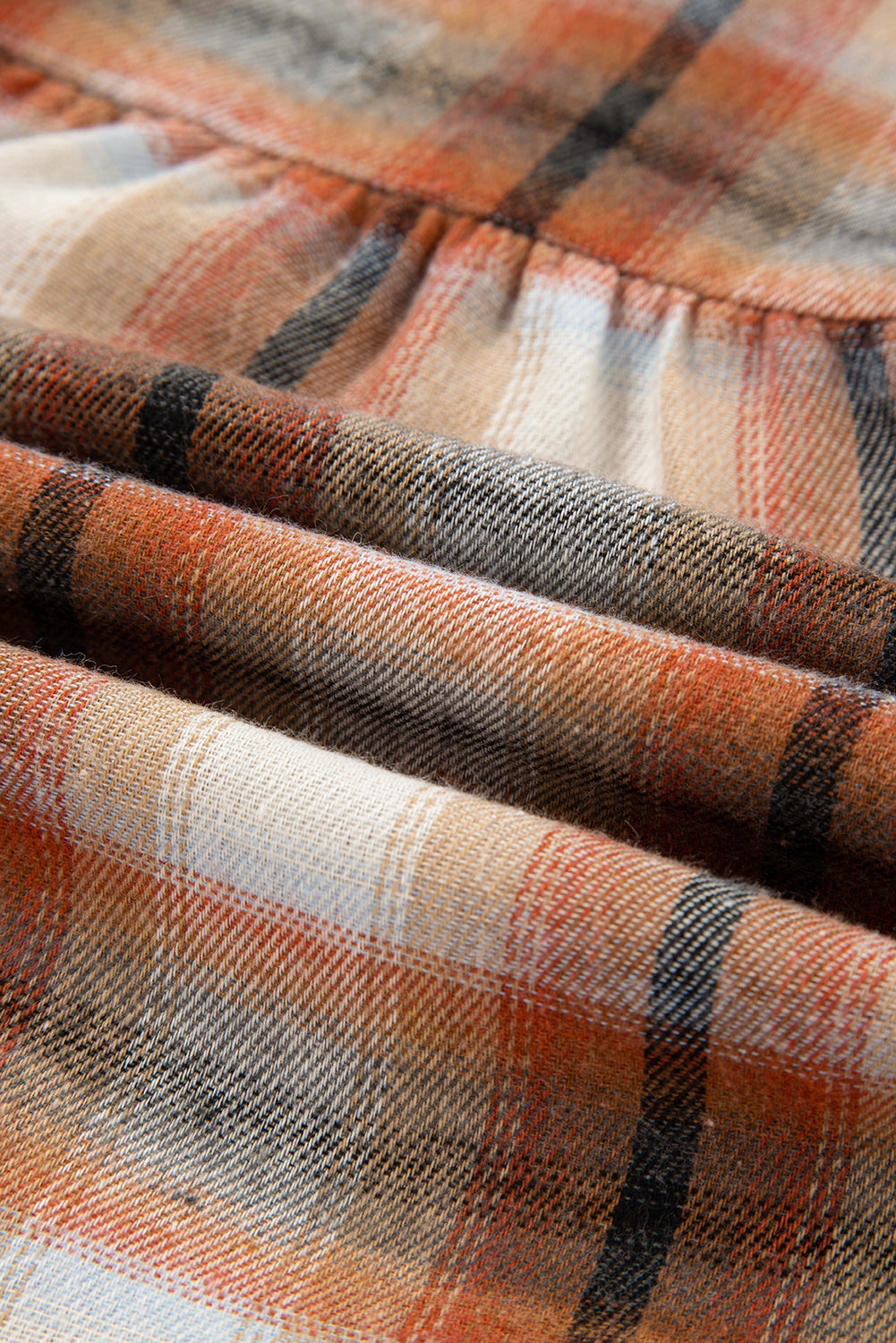 Leila Ruffle Hem Tunic Shirt