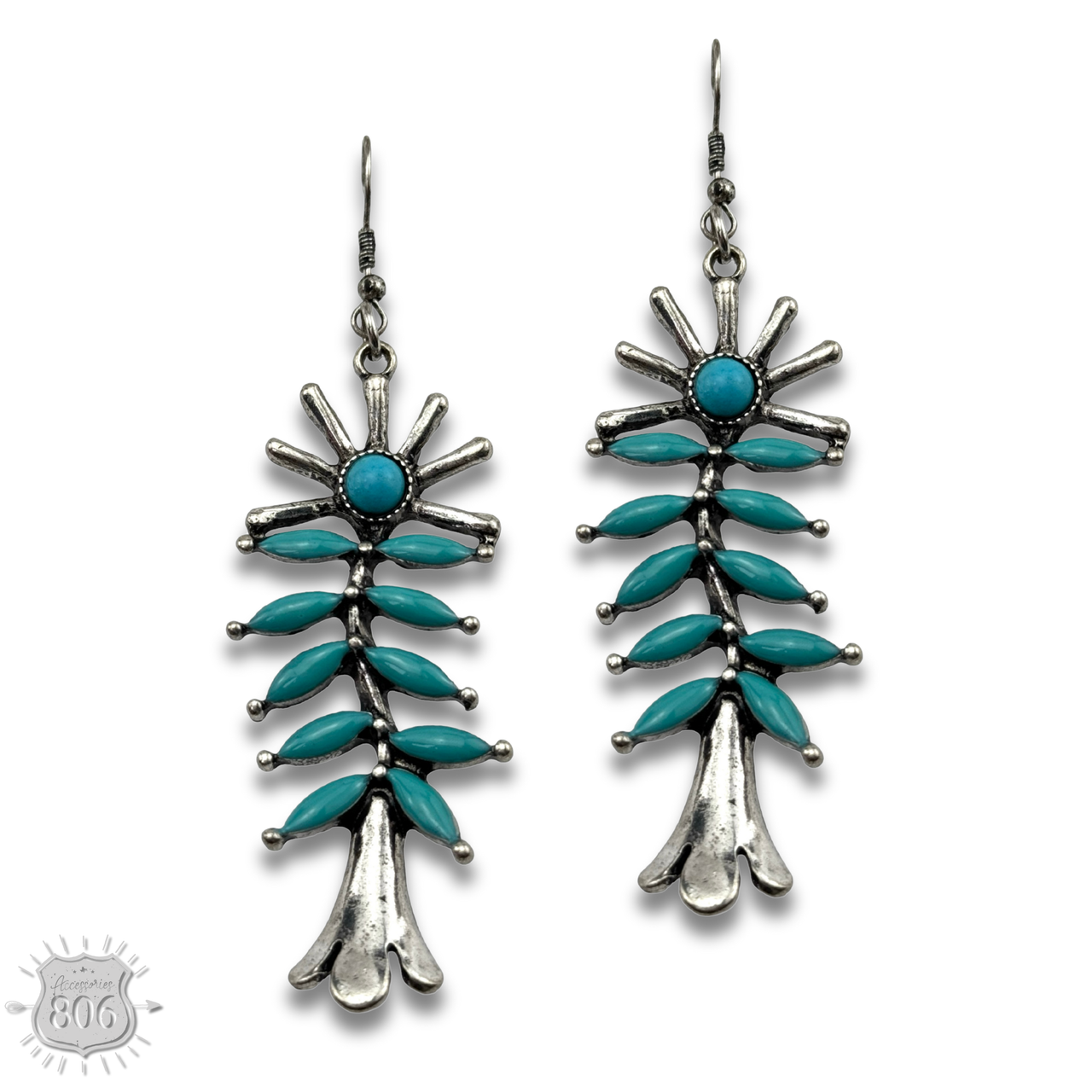 Southwest flower earring