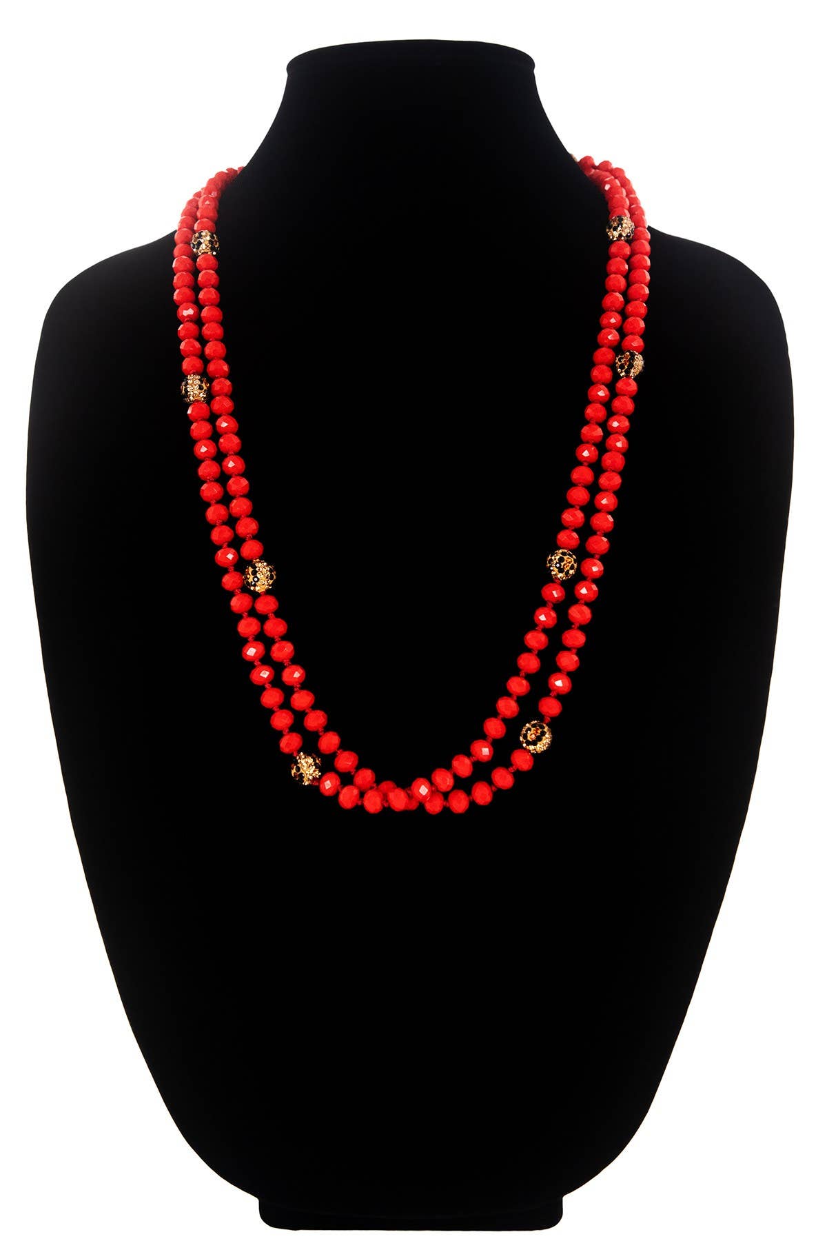 Stunning Beaded Necklace: TQ-TURQUOISE / OS