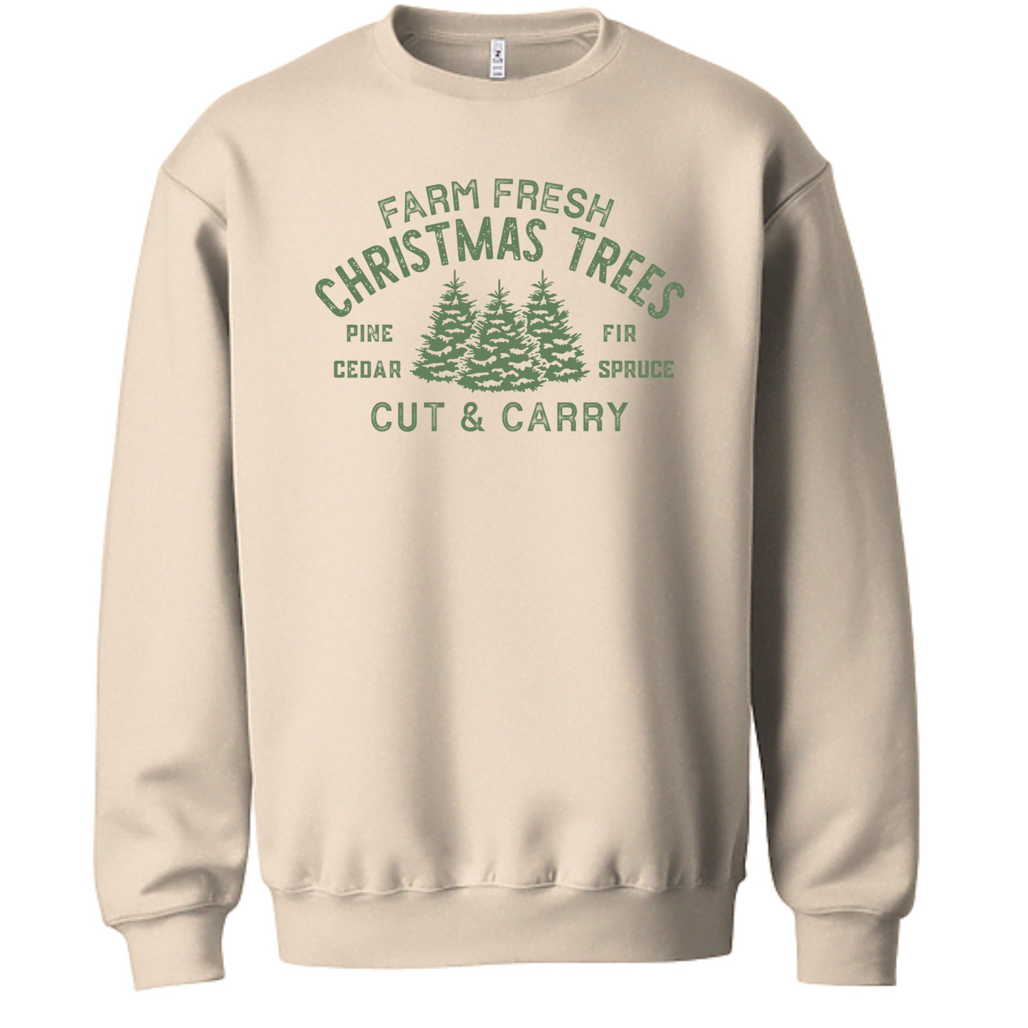 Farm Fresh Christmas Crewneck Sweatshirt