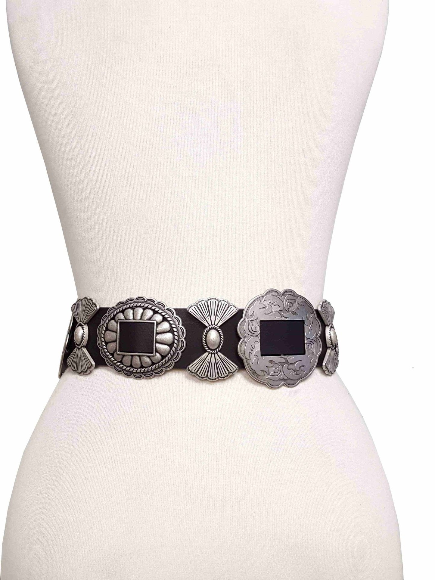 Fully Packed Concho Wide-Width Western Belt