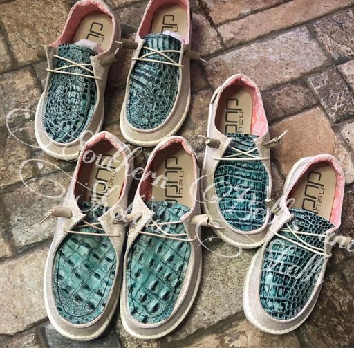 PREORDER Turquoise Gator Hey Dudes