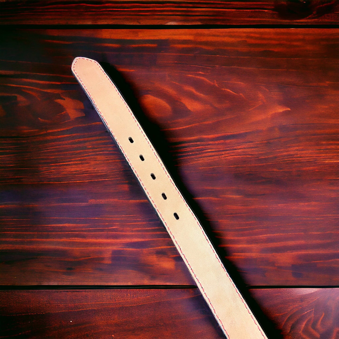 Hand Tooled Leather Belt - Will fit a 32 - 36 inch waist.