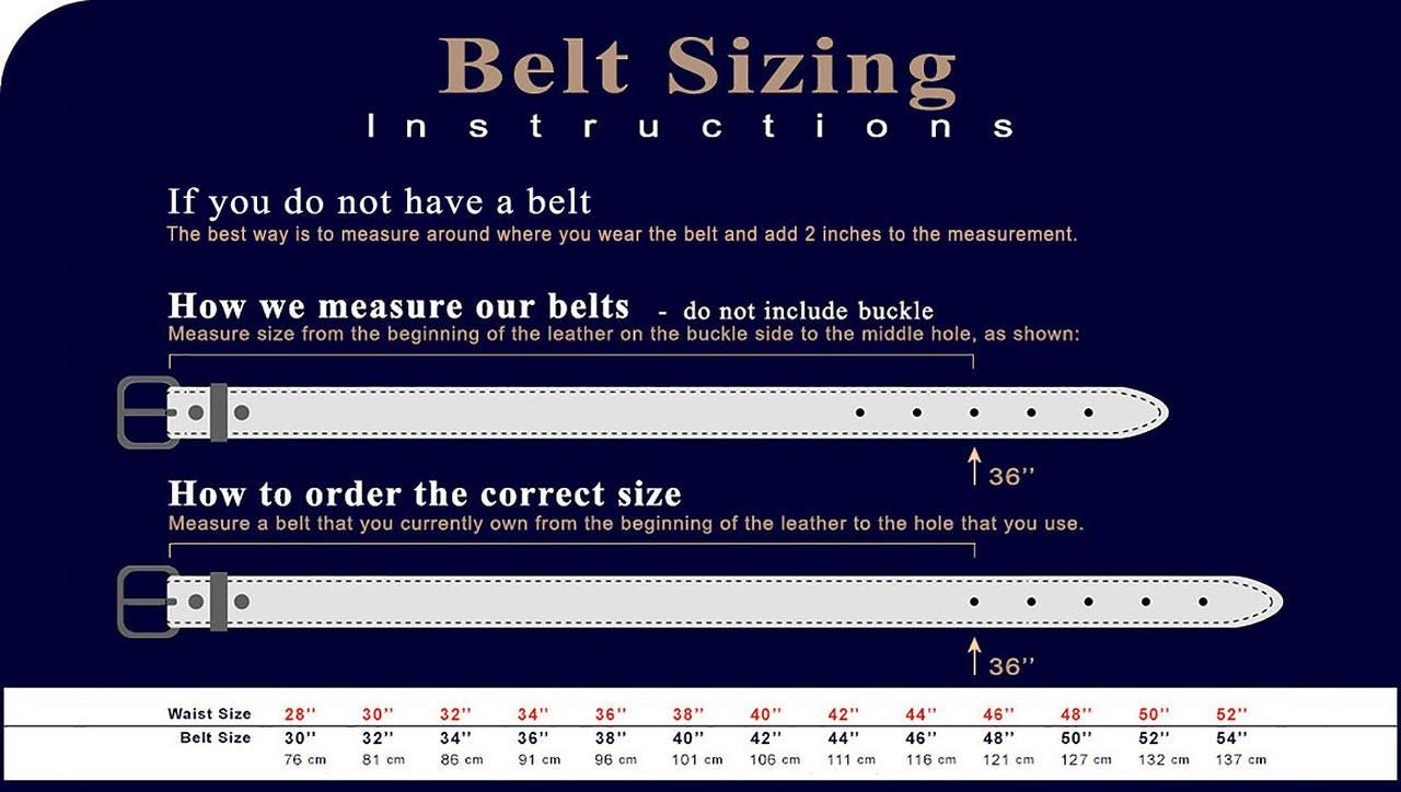 Genuine Leather Western Belt with tooled and buckstitch details by Double B Wild Rags