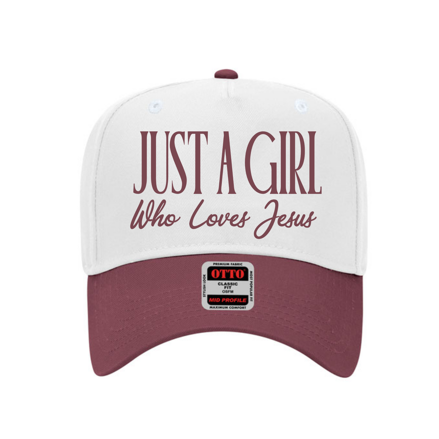Just a Girl Who Loves Jesus Trucker Hat