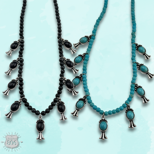 Small squash blossom necklace