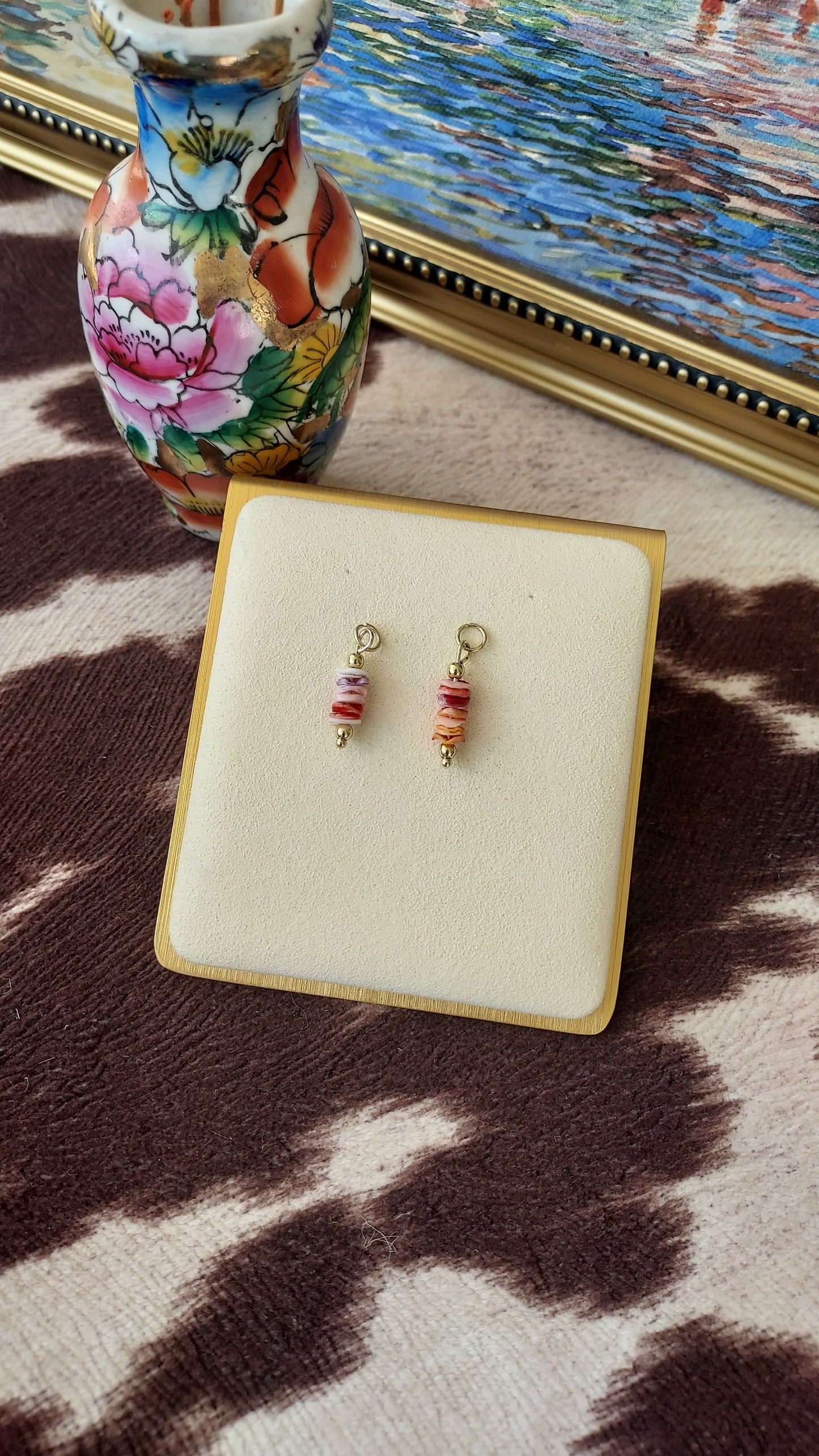 Golden il Lido dangles