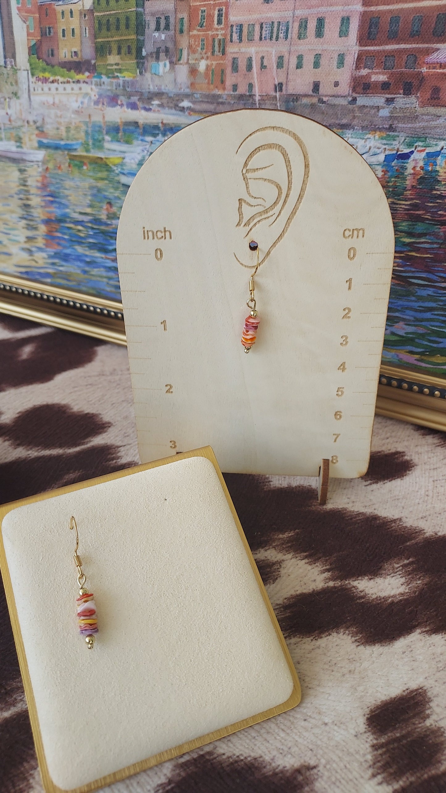 Golden il Lido dangles