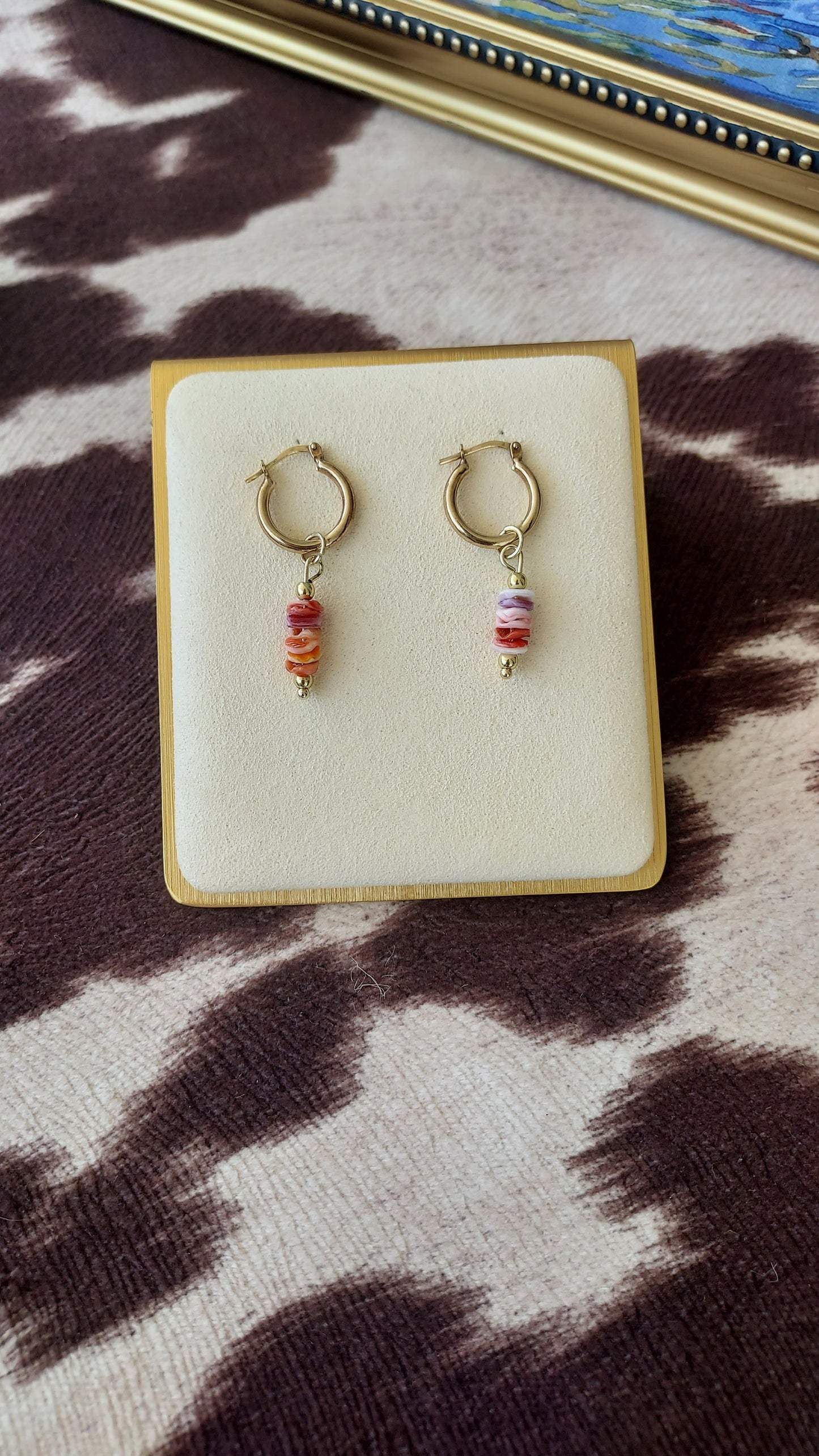 Golden il Lido dangles