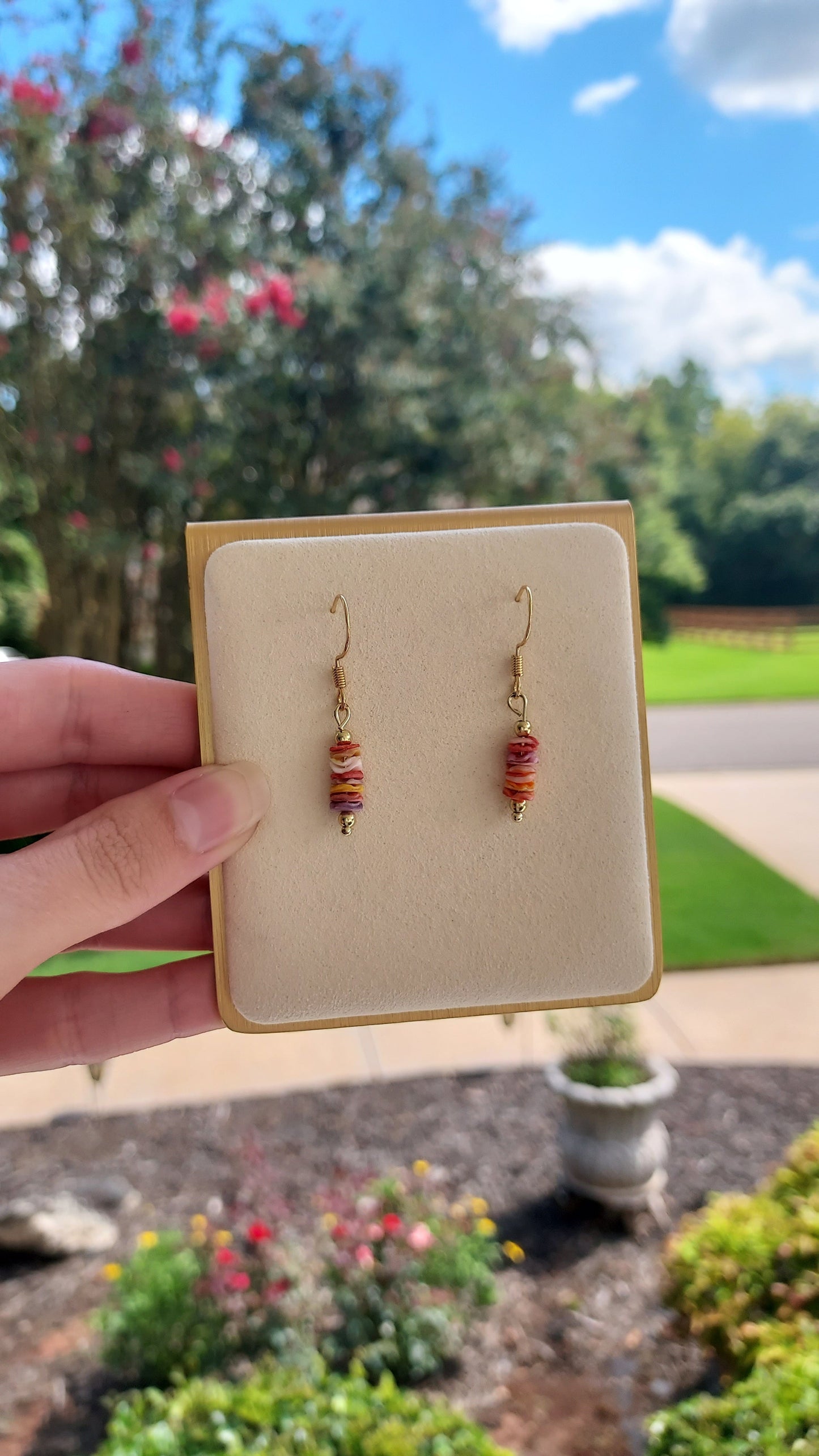 Golden il Lido dangles