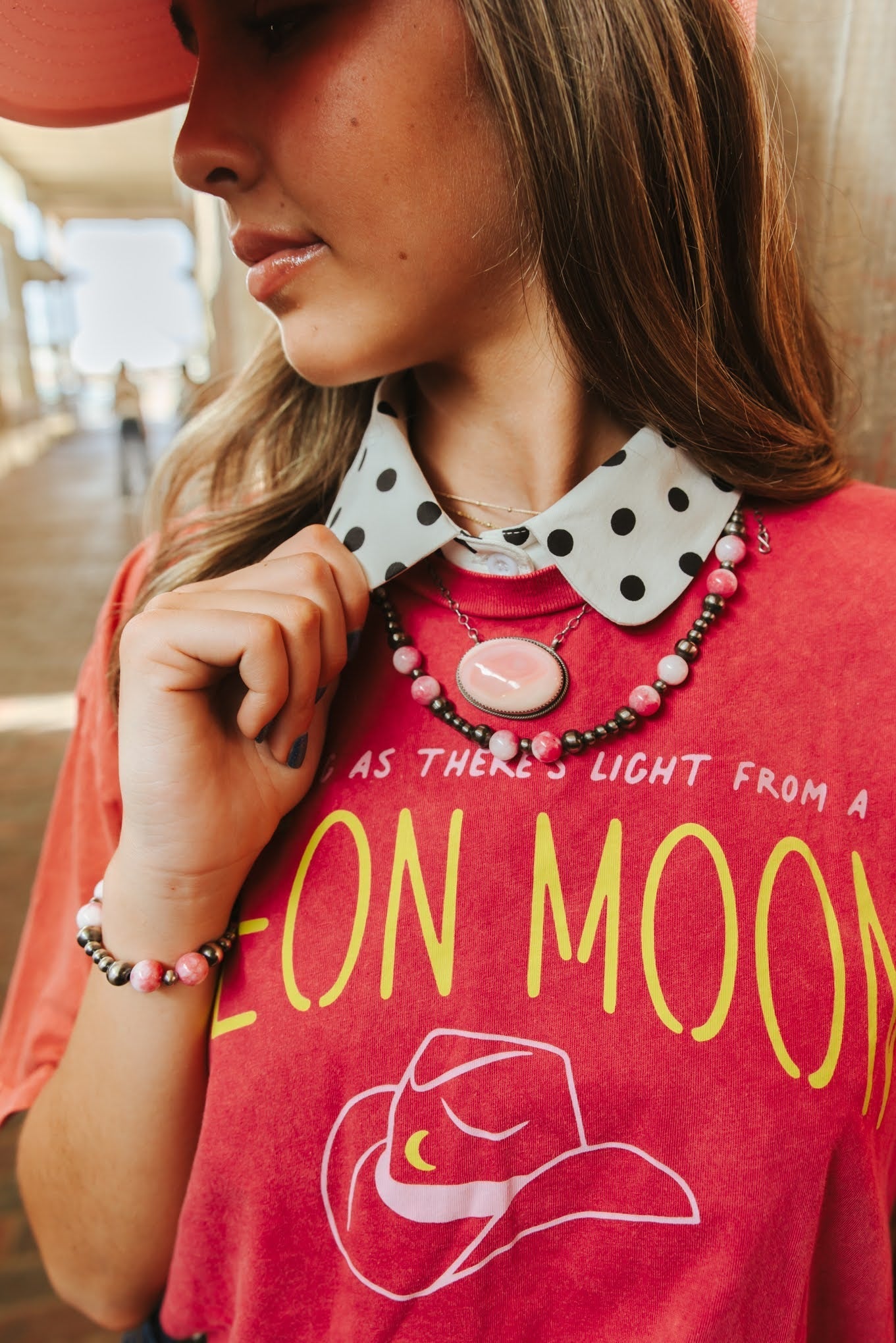Sterling Silver Desert Rose Beaded Bracelet